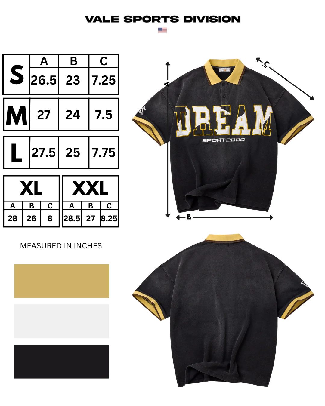 DREAMS POLO [BLACK] - Image 3